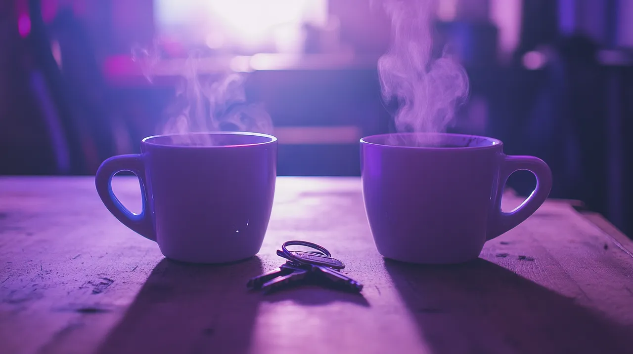 Twee dampende kopjes koffie op een werktafel — het team achter House Clearance The Hague